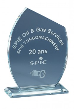 Trophée Verre Personnalisé 169-01-CLI