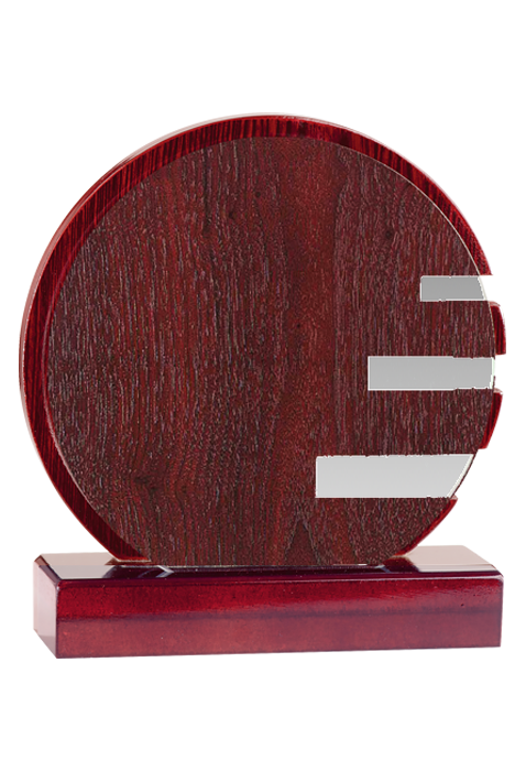 Trophée Verre/Bois Personnalisé 164-01-CLI